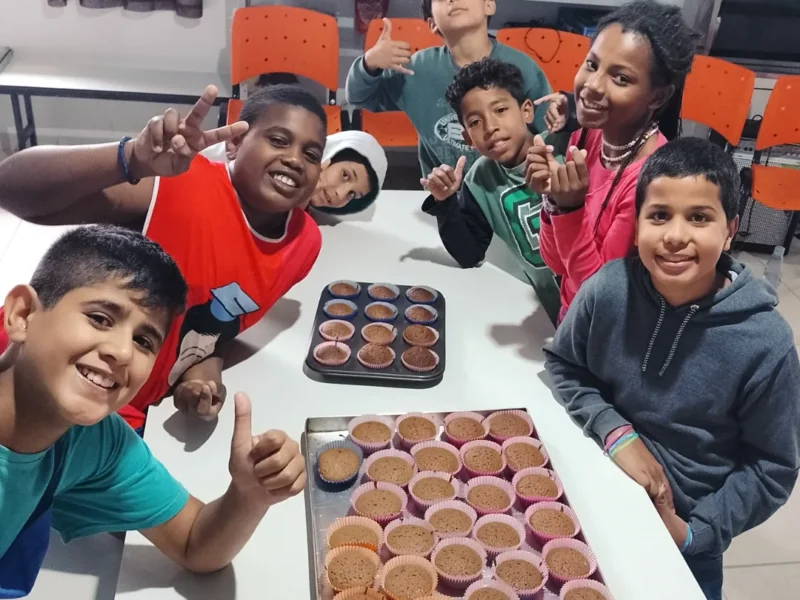 Minis chefes na cozinha
